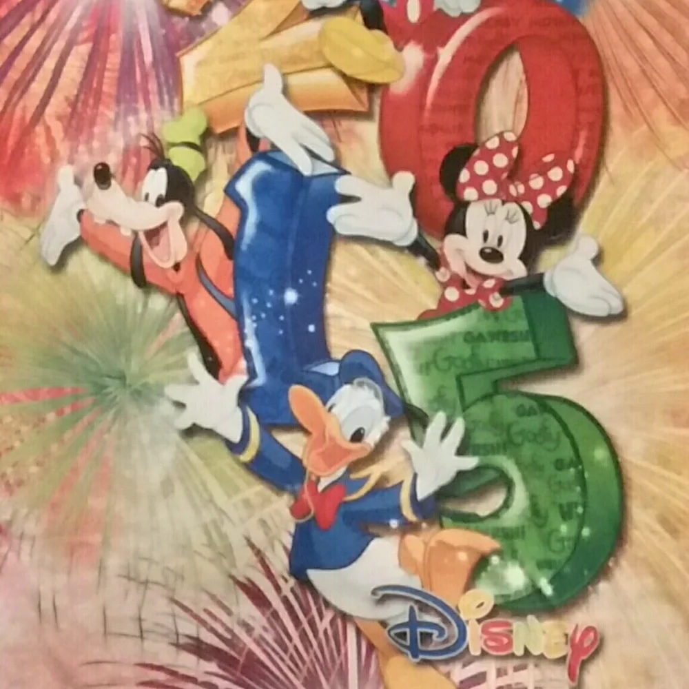 Vintage 2005 Disney shirt,bright colors, M 7/9 - Picture 6 of 8